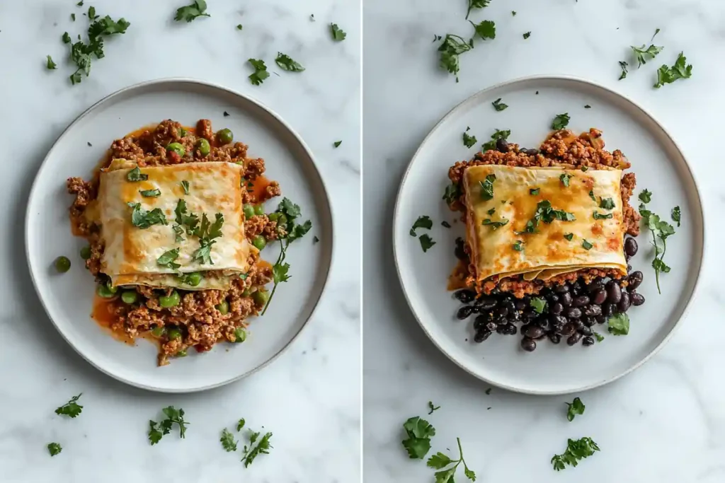 Comparison of two Crunchwrap casseroles