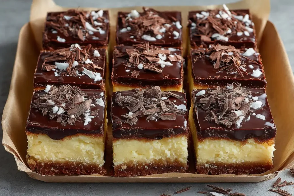 no bake boston cream pie bars